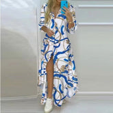 Chic Bohemian Maxi Dress for Beach Days – Vibrant Prints-2